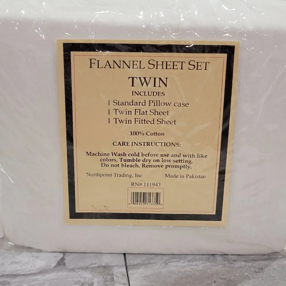 Northpoint Home Twin Flannel Sheet Fit Matresses up‎ to 14